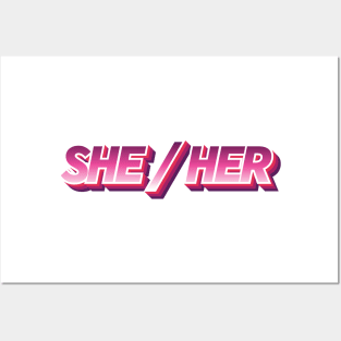 She/Her Posters and Art